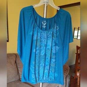 🆕️ Women's Sonoma Blue Floral Summer Top